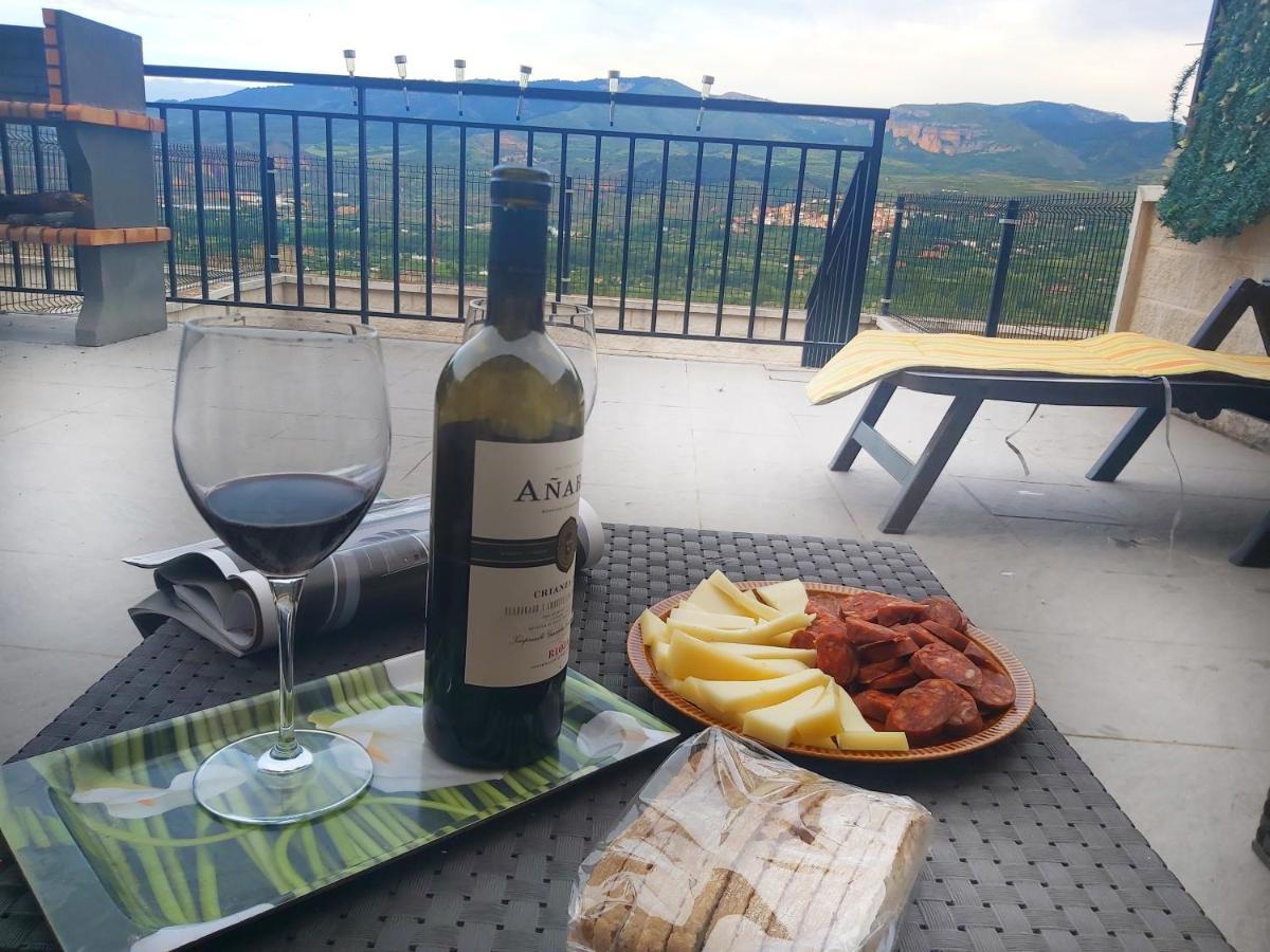 Chalet El Mirador Del Valle Barbacoa By Apartamentos Logrono Nalda Kültér fotó